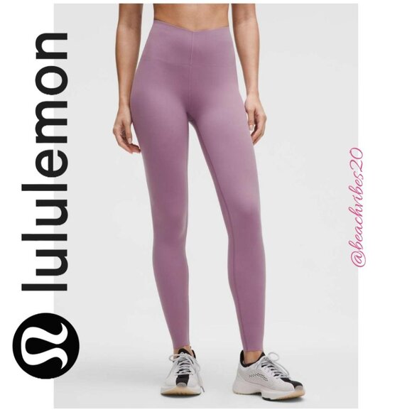 LULULEMON ATHLETICA Glow Up Super-High-Rise Tight 28" Lavender Luxe 10 LL-219 - Picture 2 of 11